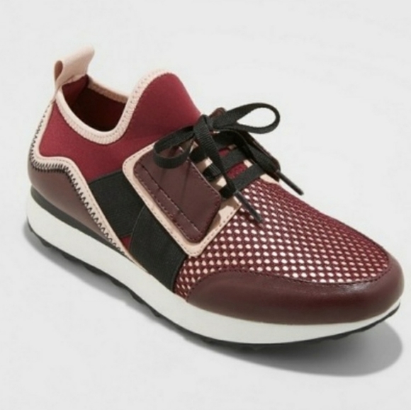 Shoes - NEW Burgundy Sneakers Sz 6 Red Maroon Shoes Bowl